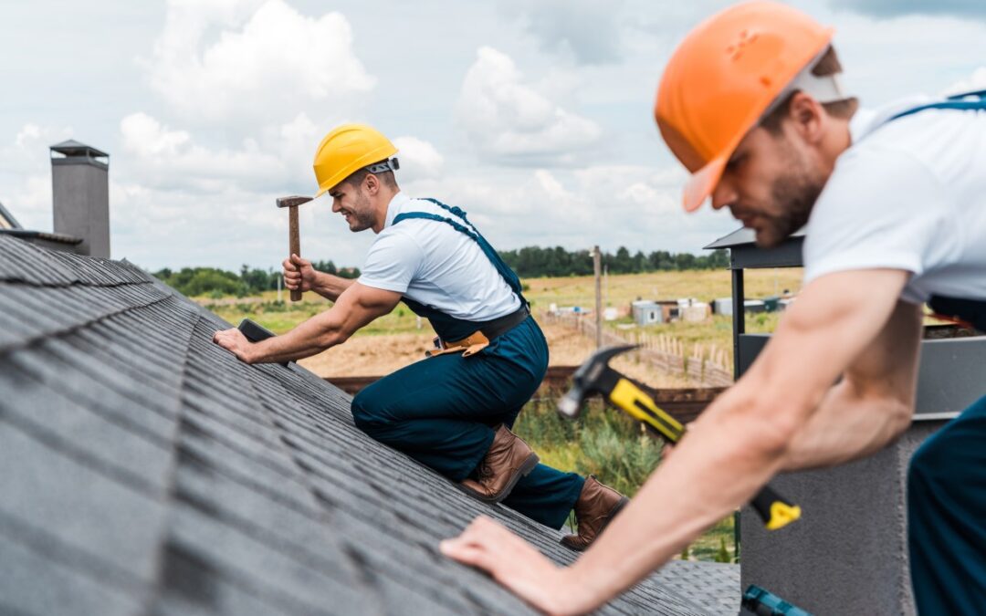 Men Doing Right Roof Repair Service for Your Home